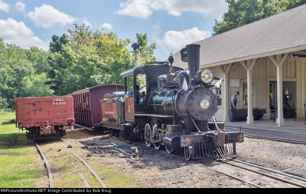 Compania Agricola de Guatemala steam locomotive number 2 at Hesston